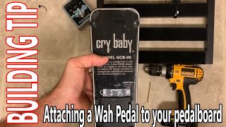 Attaching a Wah Pedal to Your Pedalboard [upl. by Nottnerb]