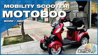 ⭐️ 4 Wheel Electric Mobility Scooter  800W 48V  REVIEW  2021 [upl. by Rattray608]