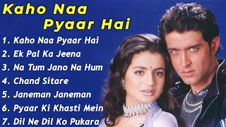 Kaho Naa Pyaar Hai Movie All Songs Hrithik Roshan amp Amisha Patelmusical worldMUSICAL WORLD [upl. by Prudie]