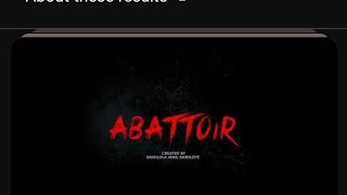 A Review of Abattoir Season 1 Ep 1 by Damilola MikeBamiloye [upl. by Eednak]