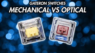 Gateron Switches Mechanical VS Optical Sound Test [upl. by Graaf]