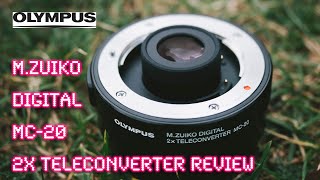 Olympus MZuiko MC20 2x Teleconverter 15 inch enhancement  RED35 Review [upl. by Honig]