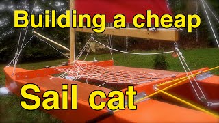 Building a cheap sail catamaran [upl. by Dale]