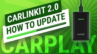 How to update CarPlay CarLinkit 20 dongle to the latest firmware [upl. by Lavern]