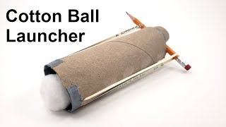 Cotton Ball Launcher  Fun STEM Activity [upl. by Jablon119]