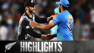 India Level Series 50 for Sharma  HIGHLIGHTS  2nd T20I  BLACKCAPS v India 2019 [upl. by Uohk]