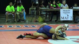 2016 HHSAA wrestling Girls 145 final [upl. by Eillil]