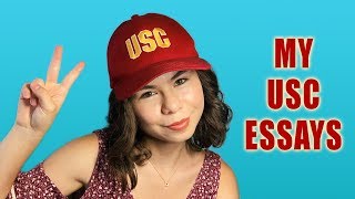 MY ACCEPTED USC ESSAYS  Advice [upl. by Euqinotna339]