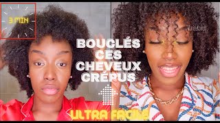 COMMENT BOUCLER SES CHEVEUX CRÉPUS ULTRA FACILE AFRO TO CURL TYPE 4B 4C MARIE KOKOO [upl. by Darda584]