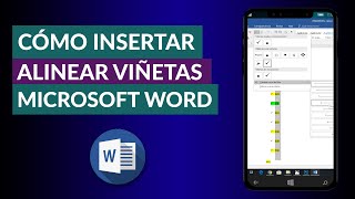 Cómo Insertar Viñetas en Word  Alinear Viñetas  Tipos y Ejemplos de Viñetas [upl. by Anneyehc856]