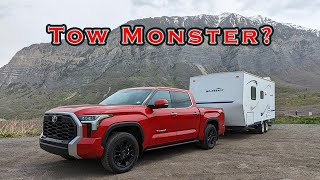 2022 Tundra MPG Towing Test [upl. by Oirogerg]