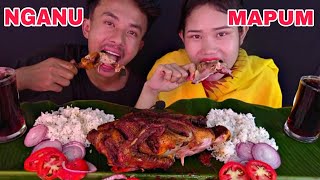 MEITEI NGANU MUKBANG 🪿🪿🤤Couple mukbang whole duck [upl. by Aidin]