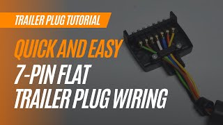 Tech Tip  Wiring Camper Trailer Plugs [upl. by Nereil646]