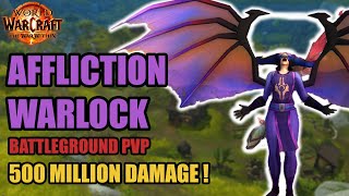 Affliction Warlock AB Battleground PvP quotDestructionquot  WoW War Within [upl. by Tlevesor]