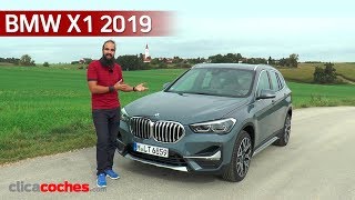 BMW X1 2019  Primera prueba  Review en español  Clicacochescom [upl. by Irim77]