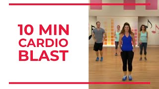 10 Minute CARDIO BLAST  At Home Workouts [upl. by Grizel672]