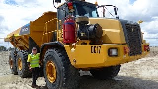 Hitachi AH400 ADT dump truck review  Earthmovers amp Excavators [upl. by Thacher]