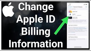 How To Change Billing Address Apple ID [upl. by Arytahs]