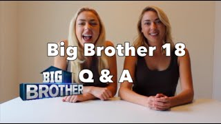 BIG BROTHER 18 Q amp A  NOLAN TWINS [upl. by Esoryram]