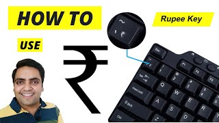 How to use ₹ Rupee symbol in Keyboard  Type ₹ Rupee sign in Keyboard [upl. by Kelam769]