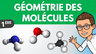 Comment déterminer la géométrie dune molécule   1ère spé  PhysiqueChimie [upl. by Weintrob]