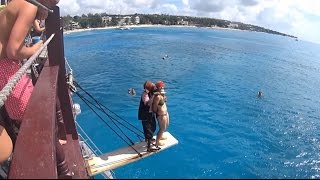 Jolly Roger Royal Caribbean snorkeling adventure Bridgetown Barbados BBE6 [upl. by Lecrad210]