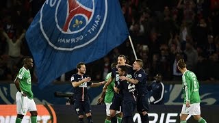 Coupe de France  12 finales  ParisSG  AS SaintEtienne  41 les buts [upl. by Strain]