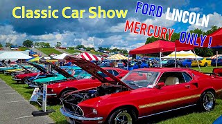 Classic car show Ford Nationals 2021 FoMoCo Lincoln Mercury classic cars amp trucks Carlisle PA 4K [upl. by Shelah]