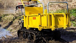 Personal BULLDOZER Tracked mini dumper ATV  ANT BY300C [upl. by Callas]