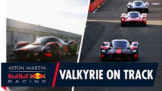 Valkyrie On Track  Max Verstappen and Alex Albon Drive The Hypercar For The First Time [upl. by Lowson]