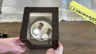 Automatic Watch Winder Unboxing and review [upl. by Carpio]