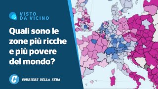 Ricchi e poveri d’Europa ecco la mappa delle diseguaglianze [upl. by Nylirej]