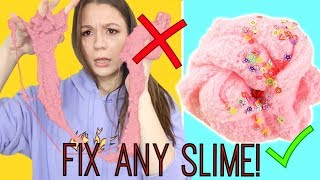 How To FIX ANY SLIME🔥 Tips amp Tricks To NEVER Make A BAD SLIME AGAIN [upl. by Dej]