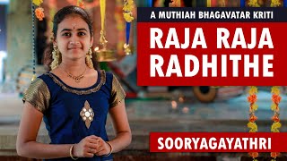 Raja Raja Radhithe I Sooryagayathri I Raag Niroshta I Muthiah Bhagavatar [upl. by Belloir]