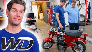 Customising A Classic Honda Monkey Bike  Wheeler Dealers Dream Car [upl. by Konopka]