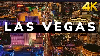 Las Vegas Strip 4K City Tour Travel Guide 2022 [upl. by Ahsirahc]