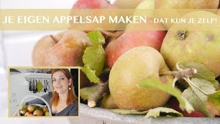 Je eigen appelsap maken  RENSKE VISSER GEWICHTSCONSULENT [upl. by Reifel]