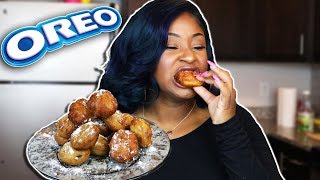 HOW TO MAKE FRIED OREOS THE EASIEST WAY [upl. by Devad552]