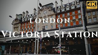 London Victoria Station Walk Through England 4K [upl. by Connolly]