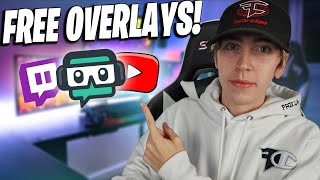 Where To Find FREE Stream Overlays SLOBS  OBS [upl. by Inaluahek]