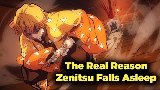 the real reason Zenitsu Falls Asleep amp How FAST is He Demon Slayer Explained Kimetsu no Yaiba [upl. by Mont406]