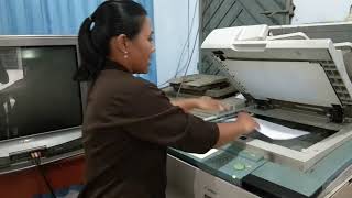 Procedure how to copy document using photocopy machine [upl. by Nosreh160]