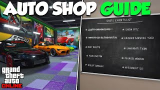 GTA Online AUTO SHOP Money Guide  GTA Online Auto Shop Guide amp Tips To Make MILLIONS [upl. by Nilorac578]