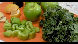 Green Juice Recipe  Kuvings Evolution Cold Press Slow Juicer EVO820 [upl. by Sabrina22]