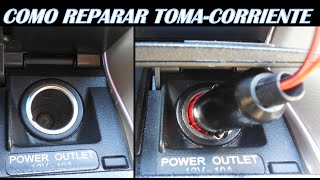 Como reparar toma de corriente 12v cenicero que no funciona en el auto [upl. by Nnylireg834]