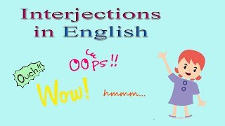 Interjections in English  Interjection  Definition and Examples [upl. by Aelgna264]