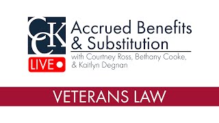 VA Accrued Benefits and Substitution How to Continue a Deceased Veterans Claim [upl. by Lusa788]