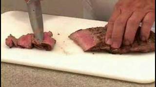 Slicing Flank Steak [upl. by Sneve77]