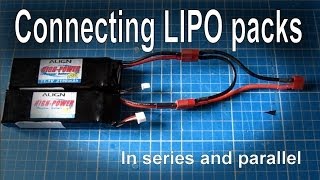 Connecting batteries in series or parallel LIPO [upl. by Libna430]