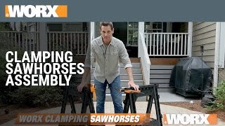 Clamping Sawhorses  How to Use [upl. by Eniamrej812]